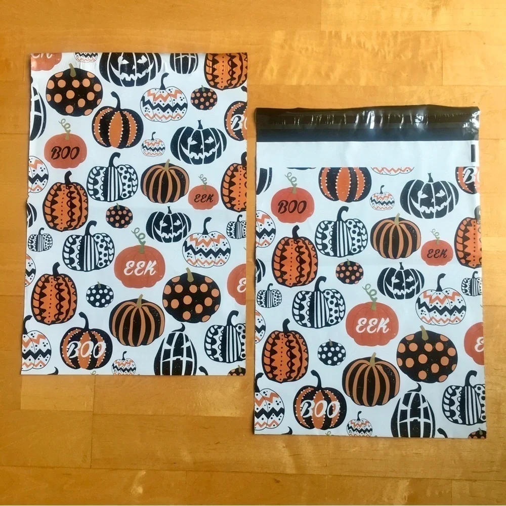 10 Count Polymailer Size Variety Bundle - HALLOWEEN (5/6x9 + 5/10x13)